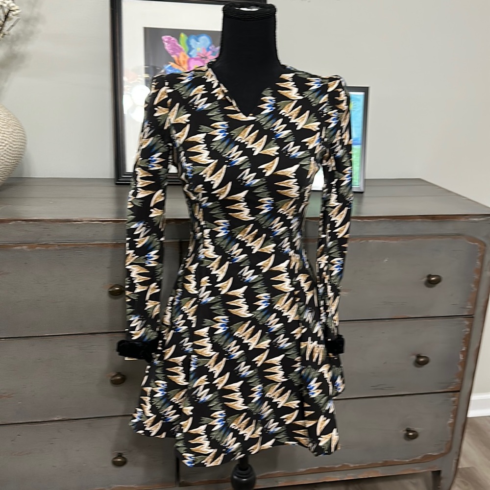 Snazzy long-sleeved dress